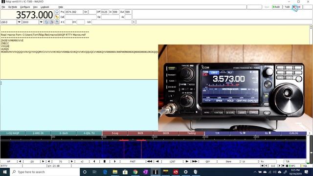 Icom IC7300 A to Z #25 Setting USB transmit audio levels смотреть онлайн
