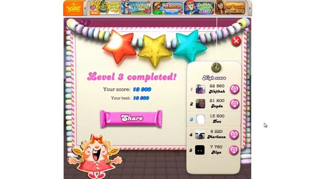 Let's Play - Candy Crush Saga (Level 1 - 6) смотреть онлайн