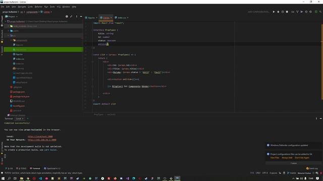 React + Typescript Props Kullanımı смотреть онлайн