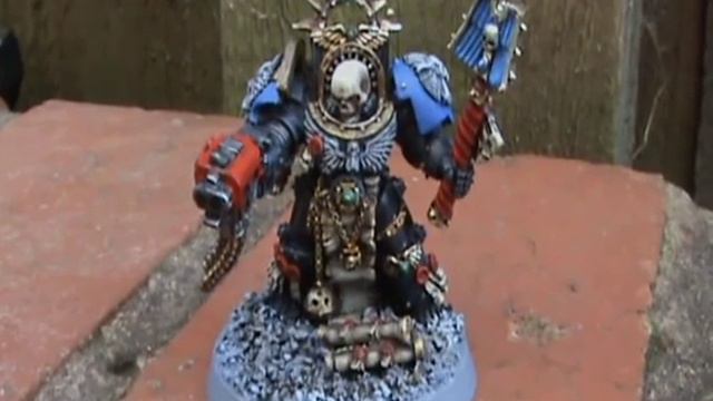 Warhammer 40K Ultramarine Chaplain in terminator armour смотреть онлайн