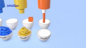 Яйца с сюрпризом Учим цвета Surprise eggs Развивающий мультик для детей