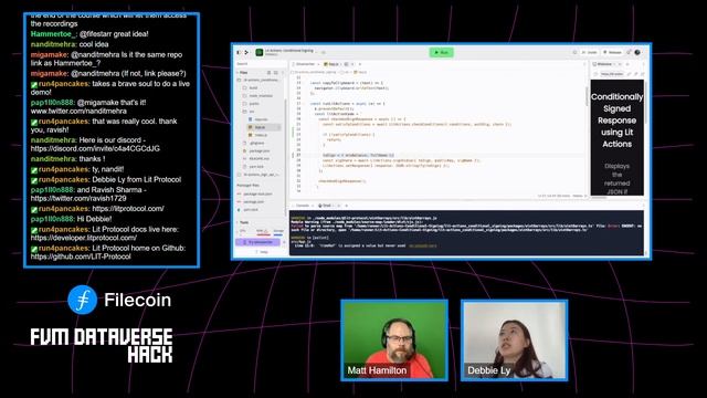 Lit Protocol - Programmatic Signing with Lit Protocol - Debbie Ly - FVM Dataverse Hackathon 2023 смотреть онлайн