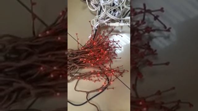 Гирлянда декоративная для улицы и дома дерево смотреть онлайн