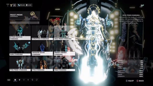 Warframe Fashion frame #1 - Frost prime смотреть онлайн