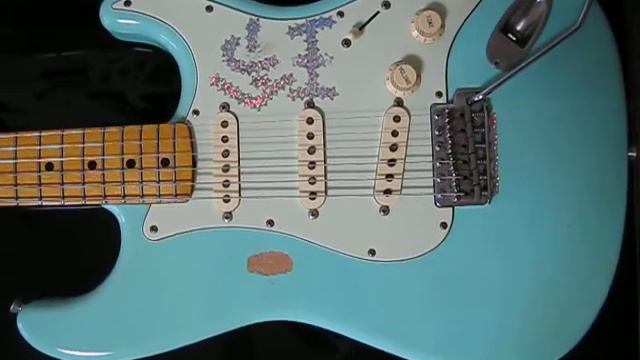 Fender Strato Caster color ('62 Blue) (Pickups) Custom Shop Texas Special Strat Pickups смотреть онлайн