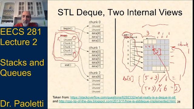 EECS 281: F20 Lecture 2 - Stacks, Queues, and Priority Queue ADTs смотреть онлайн