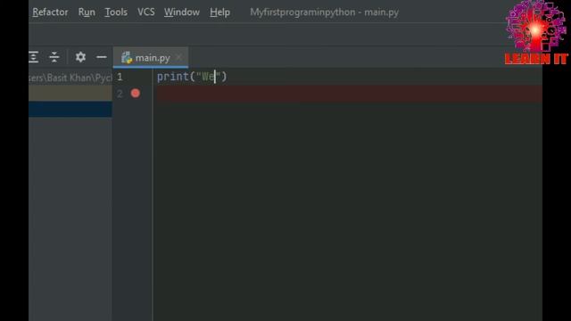 Writing First Python Program//Python Tutorial For begginers//Learn IT смотреть онлайн