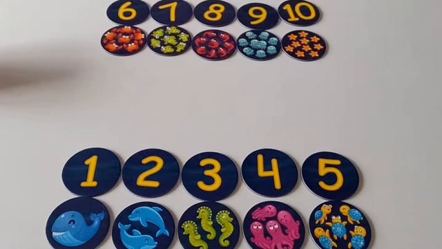 Магнитный набор "Посчитай-ка 1, 2, 3 с морскими обитателями", Zubazu смотреть онлайн