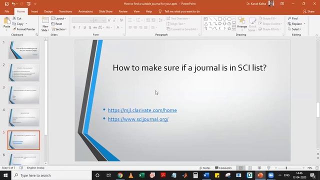 How to find a suitable journal for your research paper Part I смотреть онлайн