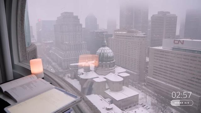 3-HOUR STUDY WITH ME Pomodoro 25_5 [with Rain Sounds] No Music _ At Nightfall with City View 🌧️ смотреть онлайн