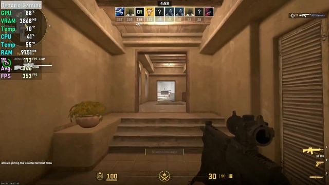 RTX 4060 Counter Strike 2 | i5 13400F + RTX 4060 CS2 смотреть онлайн