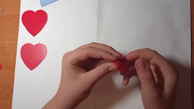 Валентинка в валентинке станет отличным подарком другу или подруге! Из бумаги. смотреть онлайн