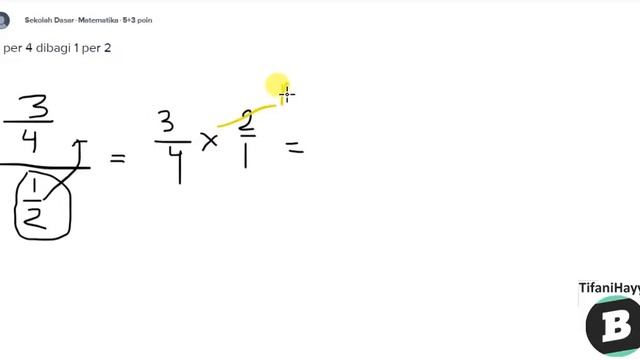 3 per 4 dibagi 1 per 2 смотреть онлайн