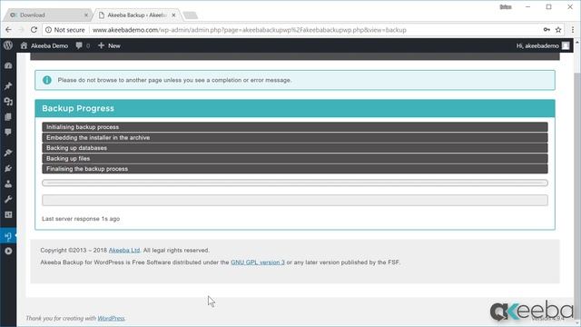Installation and first backup смотреть онлайн
