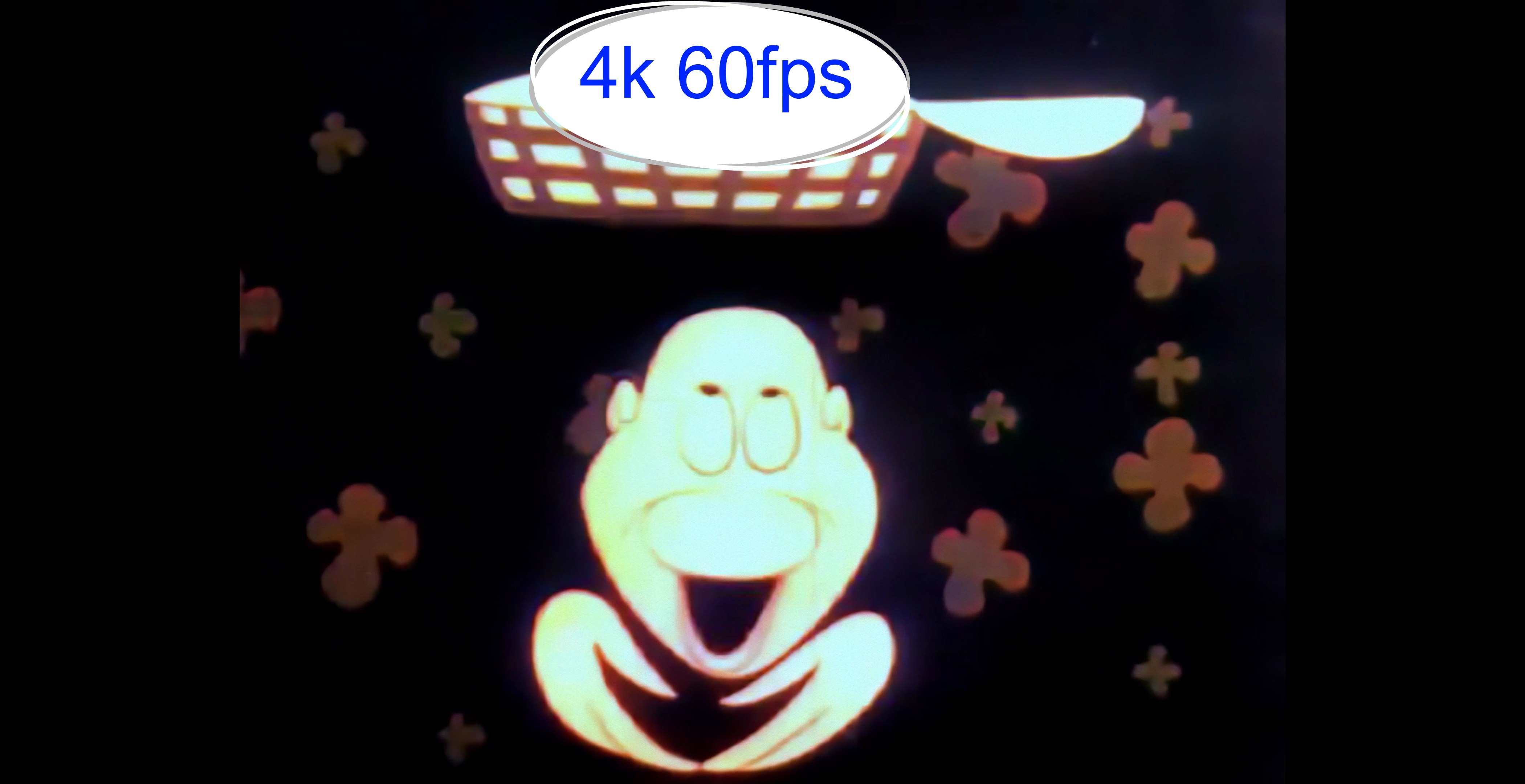 Колоризированная старая реклама E-Z POP попкорн 4k 60fps