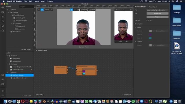 Random Colour Effect (Duotone, Loop Animation | Instagram/Facebook | Meta Spark Studio | AR Tutoria смотреть онлайн
