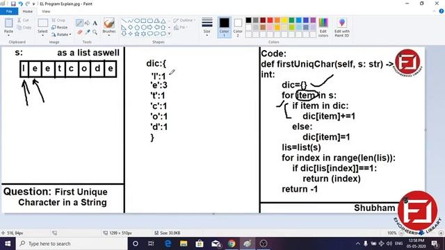First Unique Character in a String [May LeetCoding Challenge] Day 5 in Python,C++,Java смотреть онлайн