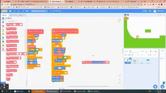 Making a Platform Game on Scratch: Scratch cat goes in circles while overlapping the level смотреть онлайн