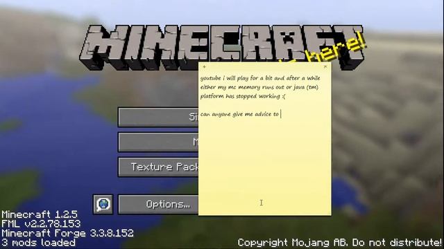stupid java (tm) platform SE binary stopping on minecraft смотреть онлайн