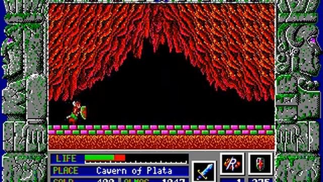 Zeliard speedrun - 8/12 - toppling a statue смотреть онлайн