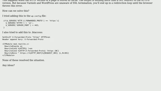DevOps & SysAdmins: Varnish ERR_TOO_MANY_REDIRECTS смотреть онлайн