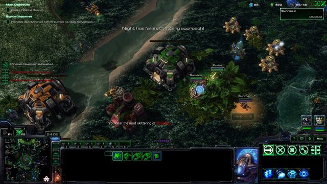 StarCraft 2 Arcade: Stranded on Krydon Renewed смотреть онлайн