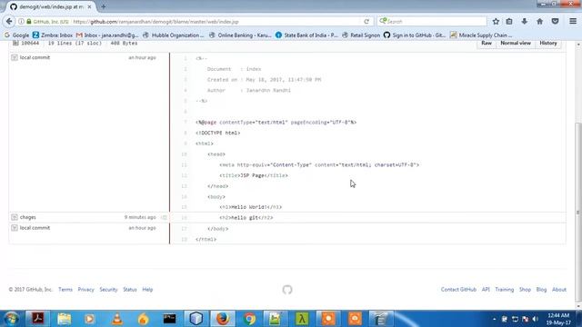 how to change files ,commit,push into git repository continued смотреть онлайн