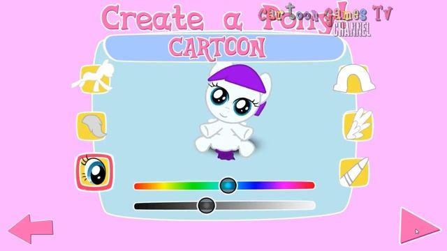 Create a pony: My little pony game for girls Part 1 смотреть онлайн