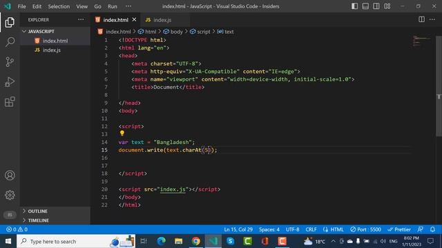 JavaScript Bangla Tutorial [#07] || Library functions for string смотреть онлайн