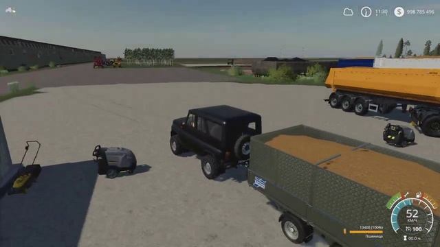 УАЗ HUNTER ОБЗОР МОДА - FARMING SIMULATOR 19 смотреть онлайн