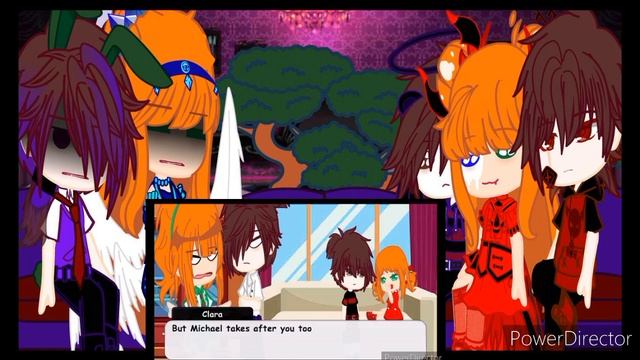 Aftons react to Afton kids first words||Small Mike AU||read desc смотреть онлайн