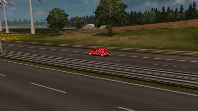 Heavy Rain VolkSwagen Polo Car Drive | Episode 08 | (ETS2 1.30) GamePlay смотреть онлайн