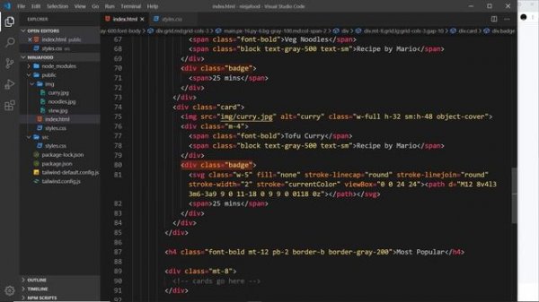 Tailwind CSS Tutorial #14 - Icons