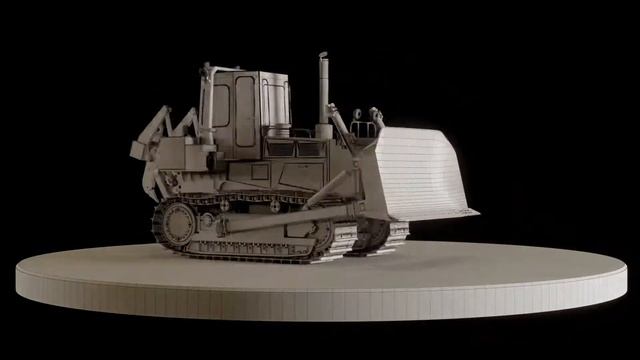 3D модель трактора Четра Т-15 смотреть онлайн