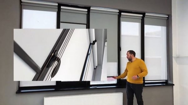 РУЛОННЫЕ ШТОРЫ СИСТЕМА DOUBLE | ЖАЛЮЗИ В ОФИС ARYA HOME