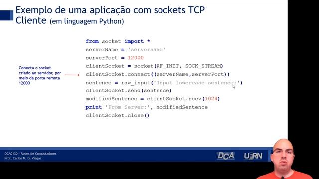 Aula 6 - Desenvolvimento de Aplicações de Rede - Programação com Sockets em Python смотреть онлайн