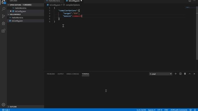 TypeScript for Beginners: How to modify typescript compiler options using tsconfig.json file? смотреть онлайн