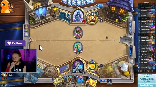 12 Win SHATTER Mage - Darkmoon Faire Hearthstone Arena смотреть онлайн