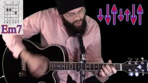 Как играть 7Б - Некрещённая луна - аккорды - бой