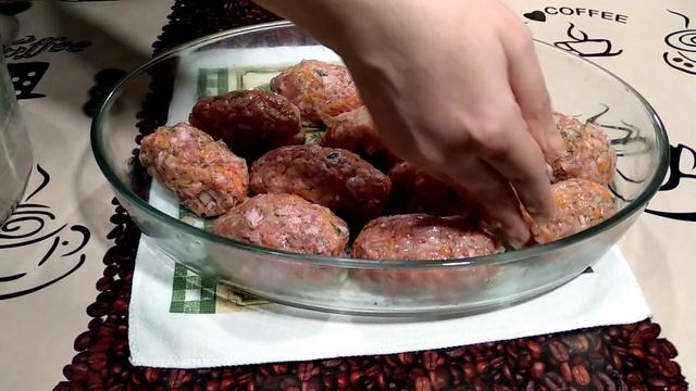 Котлеты ИЗ ИНДЕЙКИ в духовке| ВАРЕНОЕ перепелиное яйцо внутри | Блюдо из индейки смотреть онлайн