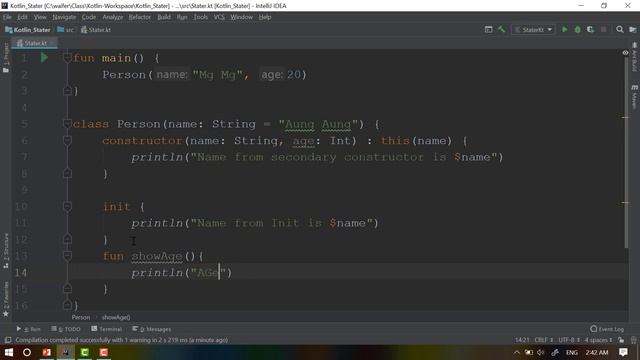 1 28 Secondary Constructor смотреть онлайн