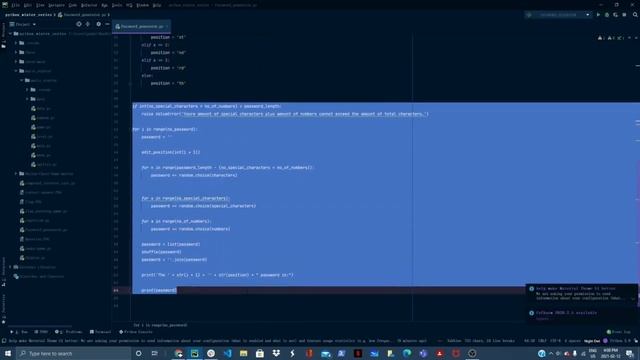Random password generator using Python by Piyansh! смотреть онлайн