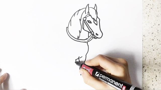 КАК НАРИСОВАТЬ ЛОШАДЬ // РИСУЕМ ЛОШАДКУ ЛЕГКО И ПРОСТО // КАК НАРИСОВАТЬ КОНЯ // РИСУЕМ ЛОШАДЬ смотреть онлайн