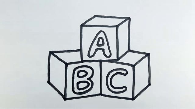 Learning to draw letters and color for kids/Учимся рисовать буквы и раскрасить для детей смотреть онлайн