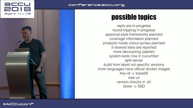 The Ongoing Design And Evolution Of Cyber-dojo - Jon Jagger [ACCU 2018]