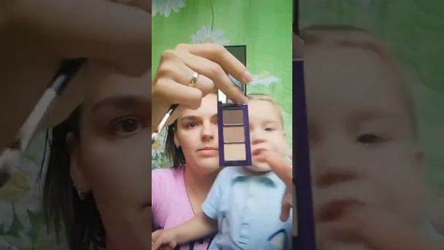 Макияж бровей продуктами от Oriflame