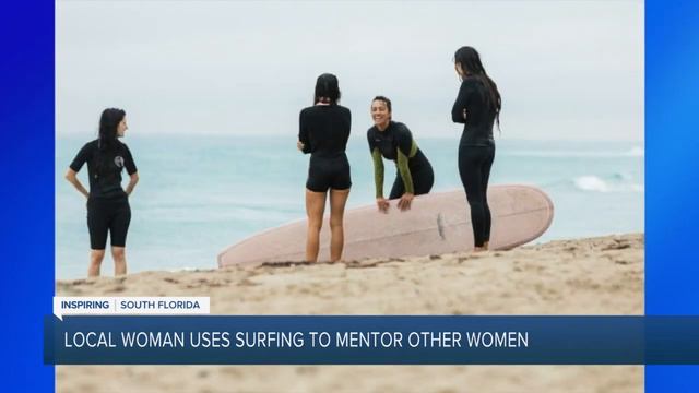West Palm Beach woman uses love for surfing to mentor others смотреть онлайн