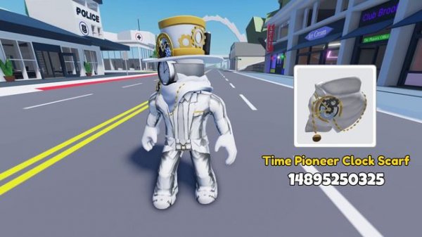 How to Become WHITE CLOCKMAN in Roblox Brookhaven (Outfit & ID Codes) 🤩👍
