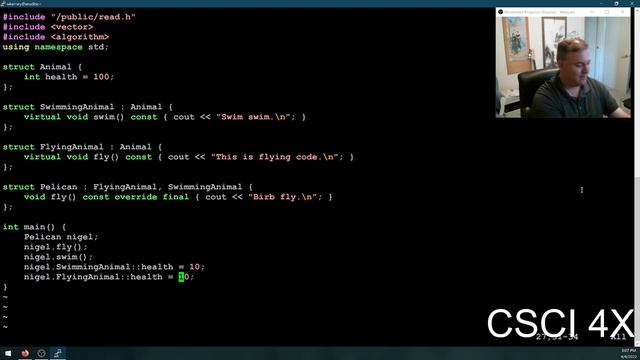 Inheritance Part III - Virtual/Override/Final, Abstract Classes, Multiple Inheritance смотреть онлайн