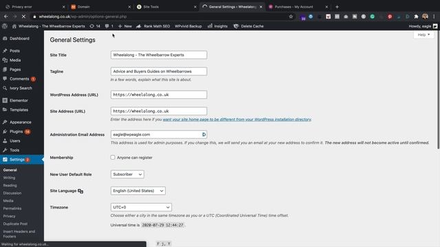 CHANGE the DOMAIN NAME on your SITEGROUND WordPress Website смотреть онлайн